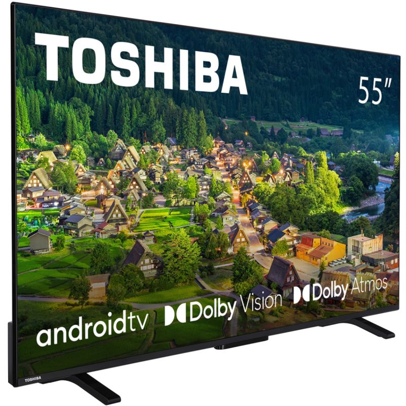 TV 55 Toshiba 55UA2363DG 4K UHD/LED/T2/Android 11/2 x 10W/Dolby Digital/HDMI/Wi-Fi/VESA 200 x 200 M4 (55UA2363DG)