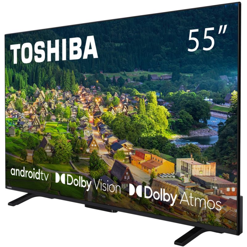 TV 55 Toshiba 55UA2363DG 4K UHD/LED/T2/Android 11/2 x 10W/Dolby Digital/HDMI/Wi-Fi/VESA 200 x 200 M4 (55UA2363DG)