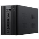 ДБЖ Marsriva MR-UF2000, 2000ВА/1200Вт, Line-Interactive, LED version, 2хSchuko, 2*12V/9Ah, metal (MR-UF2000)