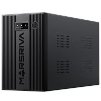 ДБЖ Marsriva MR-UF2000, 2000ВА/1200Вт, Line-Interactive, LED version, 2хSchuko, 2*12V/9Ah, metal (MR-UF2000)