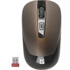 Мишка Defender Wave MM-995, бездротова, 4 кн. до 1600 dpi, безшумна, бронза (52992)