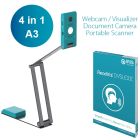 Сканер A3 Canon IRIScan Visualizer 7 (13MP 4K UltraHD MIC 4-in-1 USB книжковий блакитний) (464412/4430V326)
