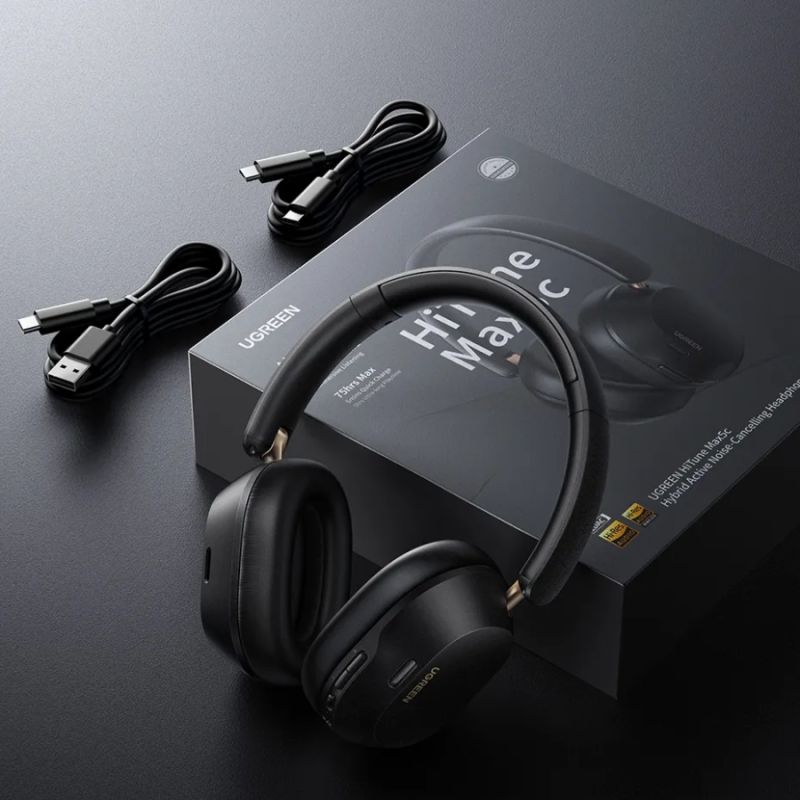 Навушники UGREEN HP203 HiTune Max5С Hybrid ANC Black (35757)