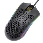 Мишка Redragon Storm M808 RGB Optical, ігрова, 12400dpi., 7кн., Ultralight чорна (77854)