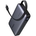 УМБ Ugreen 20000mAh 67W USB-A, USB-C In/Out, with built-in USB-C cable Grey PB550 (55996B)