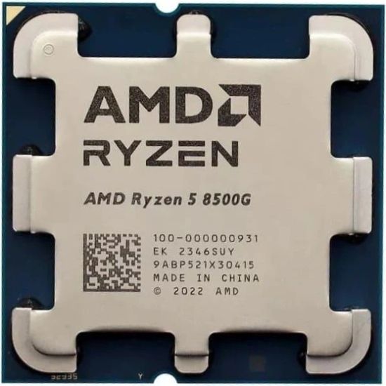 AMD Ryzen 5 6C/12T 8500G (3.8/5.0GHz Max, 22MB,65W,AM5) tray, with Radeon Graphics (100-000000931)