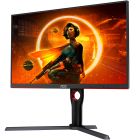TFT 27" AOC Q27G3XMN/BK, MiniLED QHD IPS, 180Hz, 1ms, 2xHDMI, DP, HAS, Pivot, чорно-червоний (Q27G3XMN/BK)