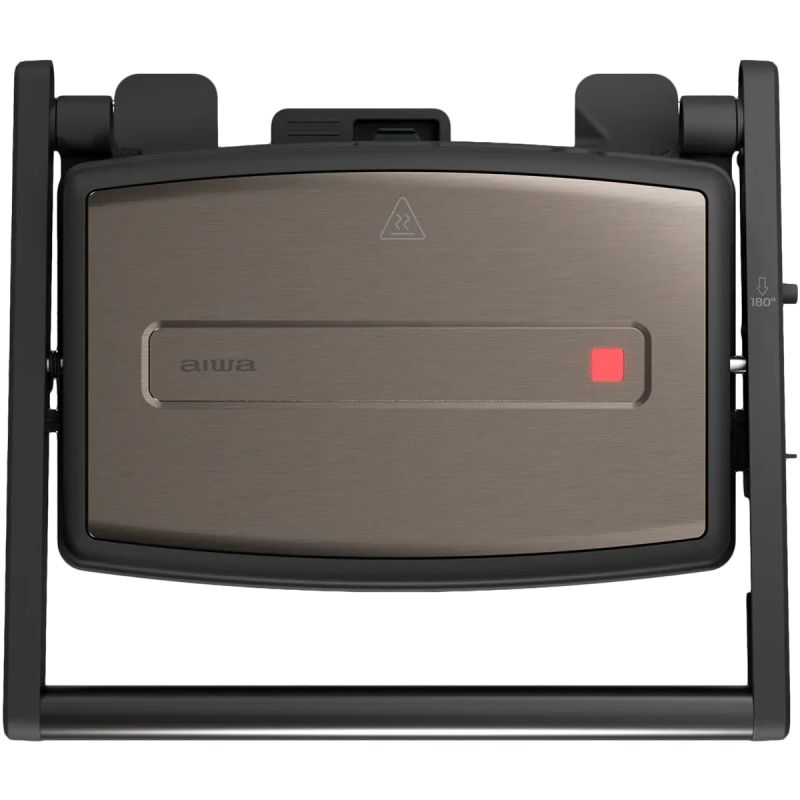 Електрогриль AIWA KAMADO ASM-1500 1500Вт/27х18 см/ мех.управління/ відкриття на 180º/ знімний піддон (ASM1500)