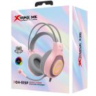 Ігрова гарнітура XTRIKE ME GH-515, USB+3.5мм, 7 режимів RGB, кабель 2м, рожева (GH-515P)
