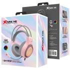 Ігрова гарнітура XTRIKE ME GH-515, USB+3.5мм, 7 режимів RGB, кабель 2м, рожева (GH-515P)