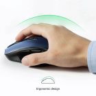 Мишка UGREEN 2.4GHz MU006, бездротова, 4000dpi., 4кн.,Silence Design, Синя (15064)