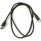 Кабель PowerPlant USB3.0(AM)-USB3.0 Type-C(M), 1м, Black (CA910816)