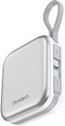 УМБ Choetech Magnetic Wireless 10000mAh 22,5W PD USB-A,USB-C,build-in USB-C,Apple Watch charger (B697C-WHSL)