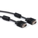 Кабель удлинитель Cablexpert (CC-PPVGAX-10B) VGA-VGA HD15M/HD15F с 2-мя фер. кольцами, черный, 3м (CC-PPVGAX-10-B)
