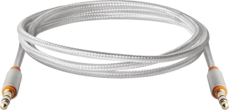 Кабель AUX Audio TRS M/M 1.2м JACK01-03 білий Defender (87513)
