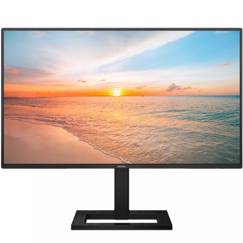 TFT 23.8" Philips 24E1N1300AE, IPS, 100Hz, 1ms, HDMI, USB-C, USB hub, HAS, колонки, чорний (24E1N1300AE/00)