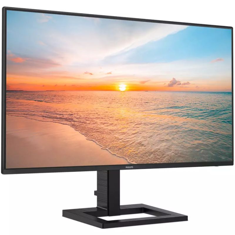 TFT 23.8" Philips 24E1N1300AE, IPS, 100Hz, 1ms, HDMI, USB-C, USB hub, HAS, колонки, чорний (24E1N1300AE/00)
