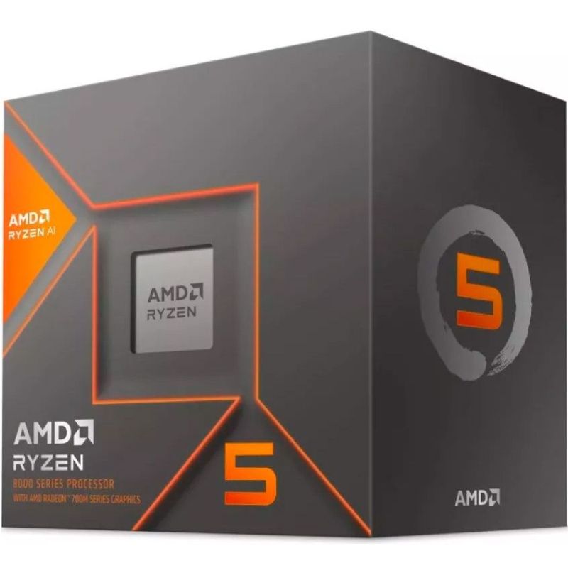 AMD Ryzen 5 6C/12T 8500G (3.8/5.0GHz Max, 22MB,65W,AM5) box, with Radeon Graphics (100-100000931BOX)