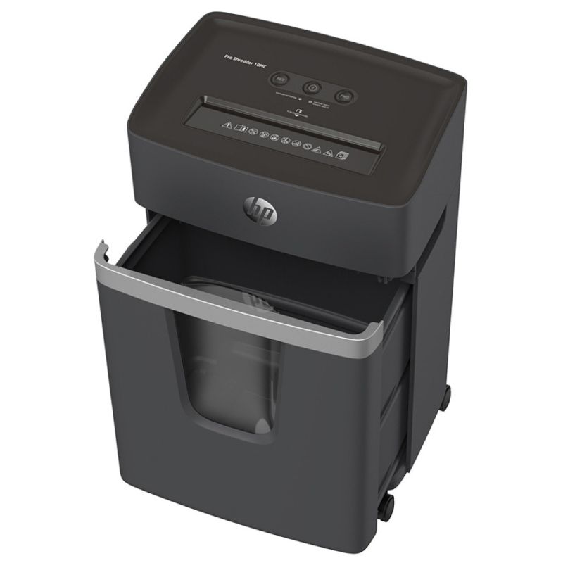 Знищувач документів HP Pro Shredder 10MC, A4, 80g х 10 листів, 2*15, 20 л., P-5 (2812)