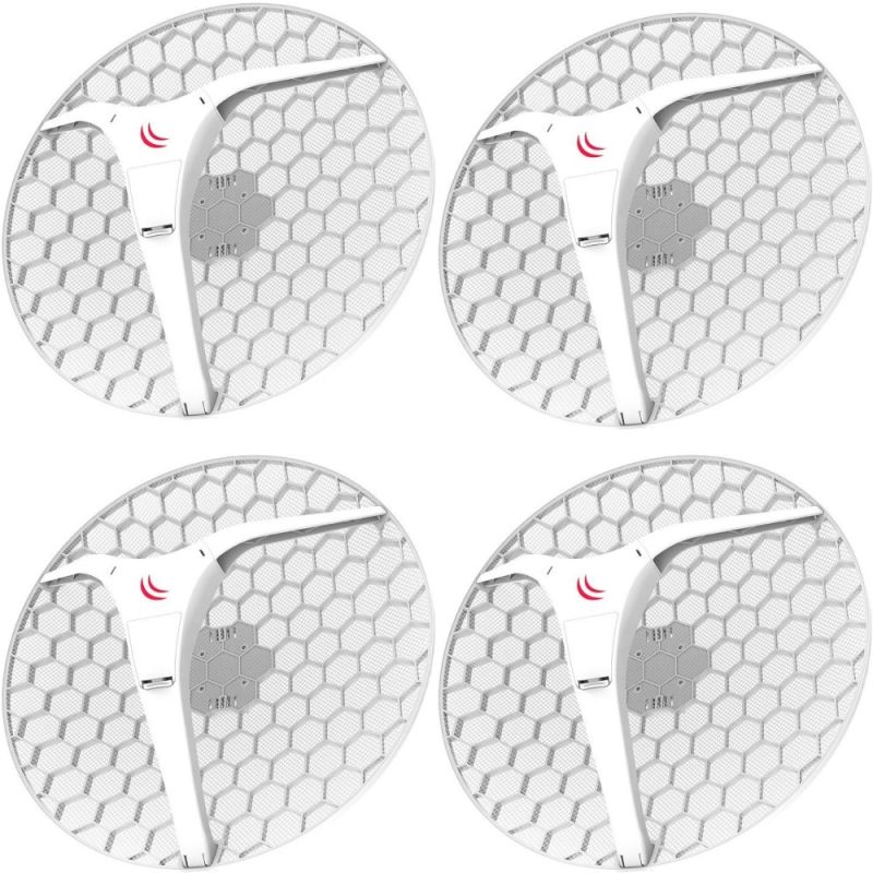 Точка доступу (зовнішня) MikroTik RBLHGG-5acD-XL 4pack "LHG XL 5 ac (RBLHGG-5acD-XL4pack)