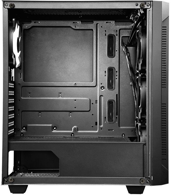 Корпус Chieftec HUNTER  GS-01B-OP 4x120mm A-RGB, ATX, без БЖ, Black (GS-01B-OP)