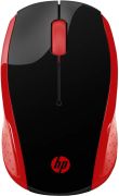 Мишка бездротова HP 200, 3 кн., 1000 dpi, чорно-червона (2HU82AA)
