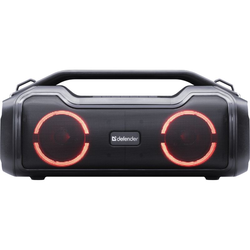 Акустична система 1.0 Defender Beatbox 50, 50W, Bluetooth/RGB/TF/TypeC/IPX5/PWB чорна (65950)