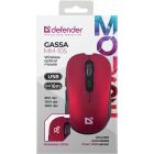 Мишка Defender Gassa MM-105, бездротова, 6 кн., 1600 dpi, безшумна червона (52103)