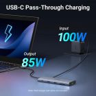 Док-станція USB3.2 Type-C --> HDMIx2,4K60Hz/2xUSB-A/2xUSB-C 3.2/ RJ45/SD/TF/PD 100W CM639 Ugreen (45380)