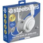 Ігрова гарнітура SteelSeries Arctis Nova 3P Wireless MultiPlatform White (61687)