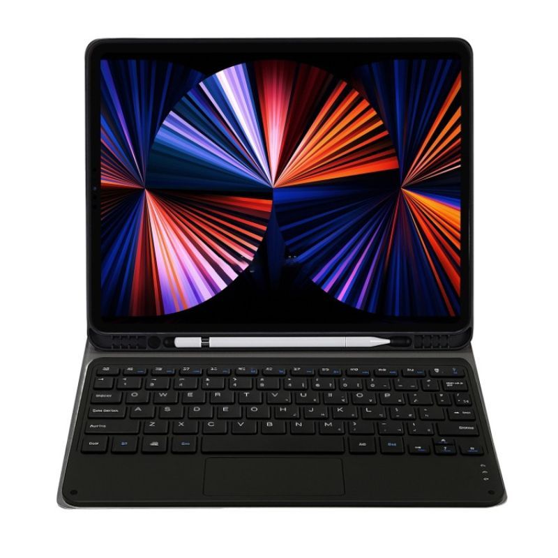 Чехол с беспроводной клавиатурой (TouchPad) BeCover для Apple iPad Air 13 (2024/2025) Deep Blue (712602)