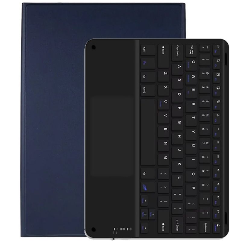 Чехол с беспроводной клавиатурой (TouchPad) BeCover для Apple iPad Air 10.9 (2020/2022) Deep Blue (712370)