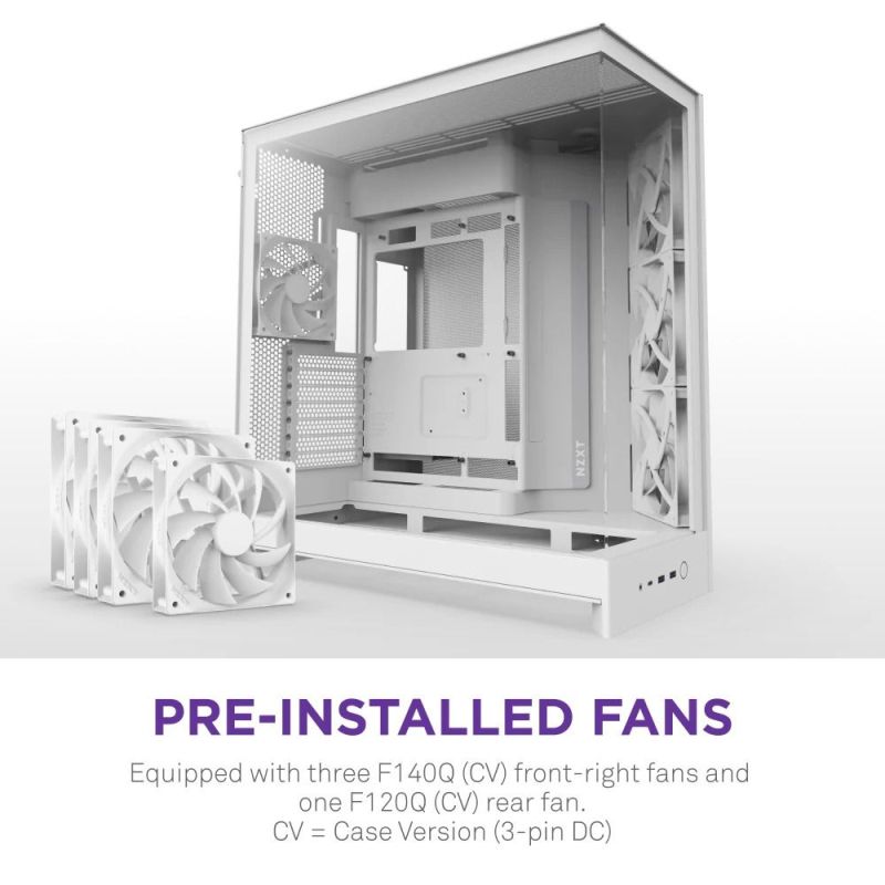 Корпус NZXT H9 Flow White (CM-H92FW-01)