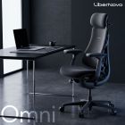 Кресло офисное LiberNovo Omni Midnight Black 48 см (CP-GW-0000015-00-01)