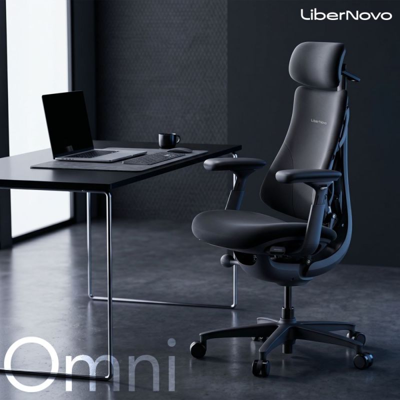 Кресло офисное LiberNovo Omni Midnight Black 48 см (CP-GW-0000015-00-01)