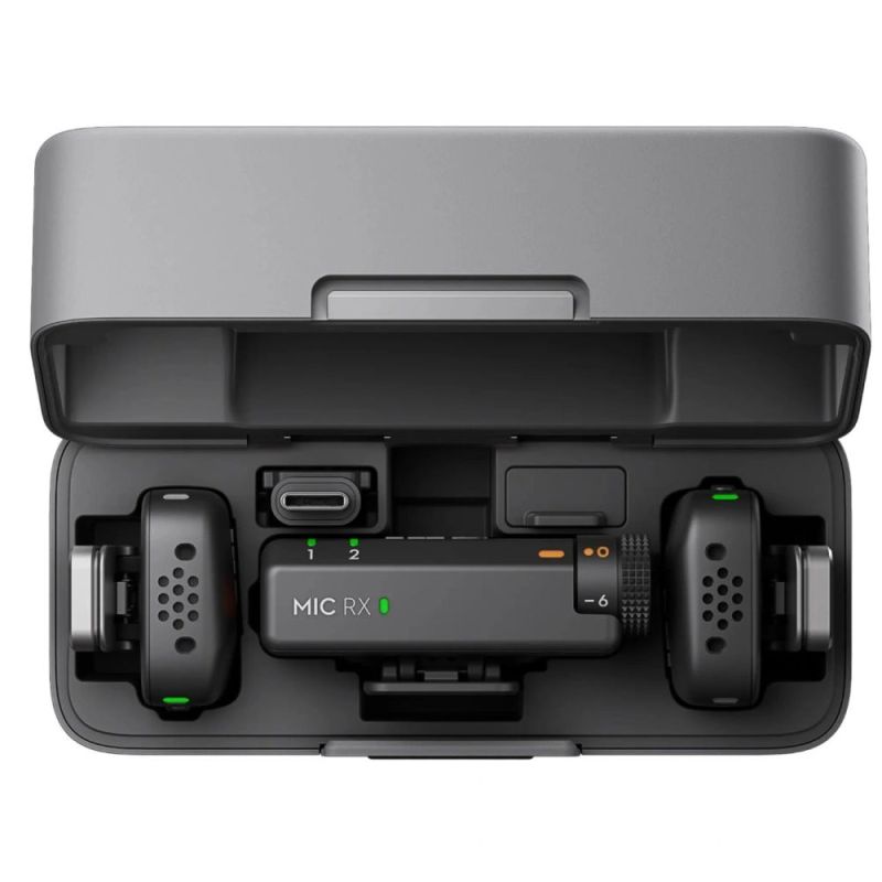 Мікрофонна радіосистема DJI Mic Mini (2TX + 1RX + Charging Case) Global spec. (CP.RN.00000433.01)