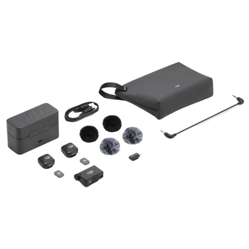 Мікрофонна радіосистема DJI Mic Mini (2TX + 1RX + Charging Case) Global spec. (CP.RN.00000433.01)