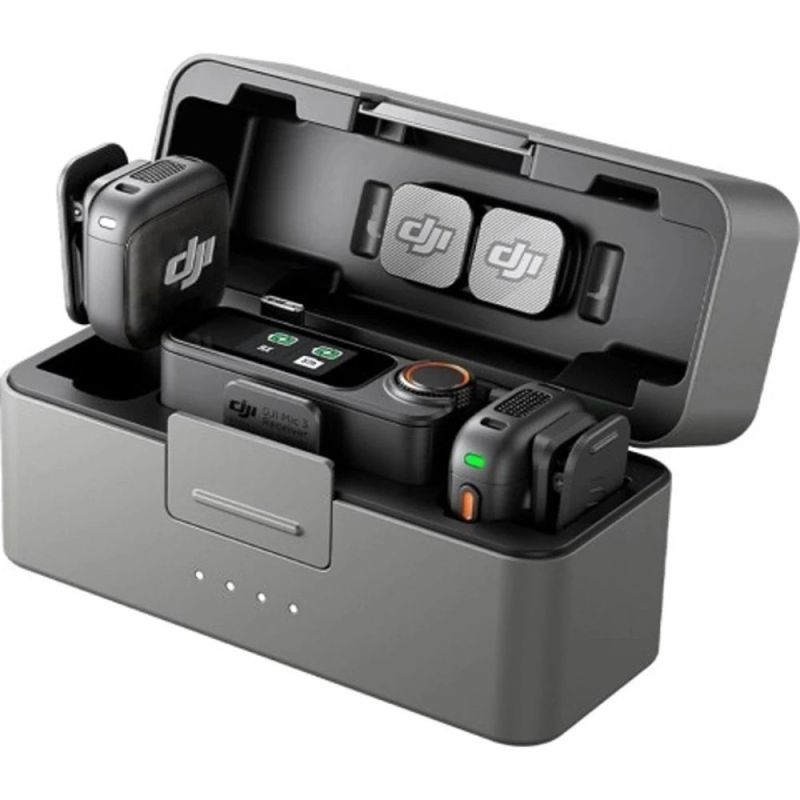 Мікрофонна радіосистема DJI Mic 3 (2 TX + 1 RX + Charging Case) (CP.RN.00000480.01)