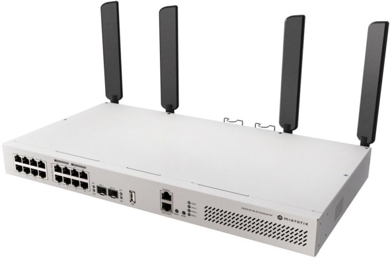 Комутатор MikroTik (CRS418-8P-8G-2S+5axQ2axQ-RM)