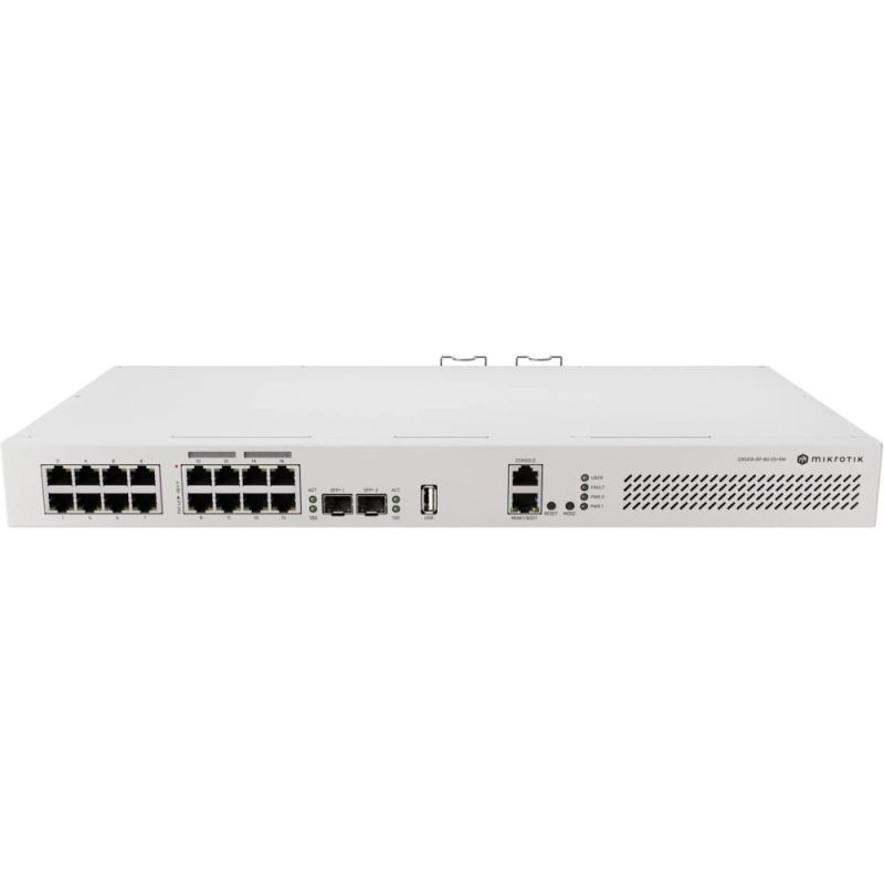 Комутатор MikroTik (CRS418-8P-8G-2S+RM)
