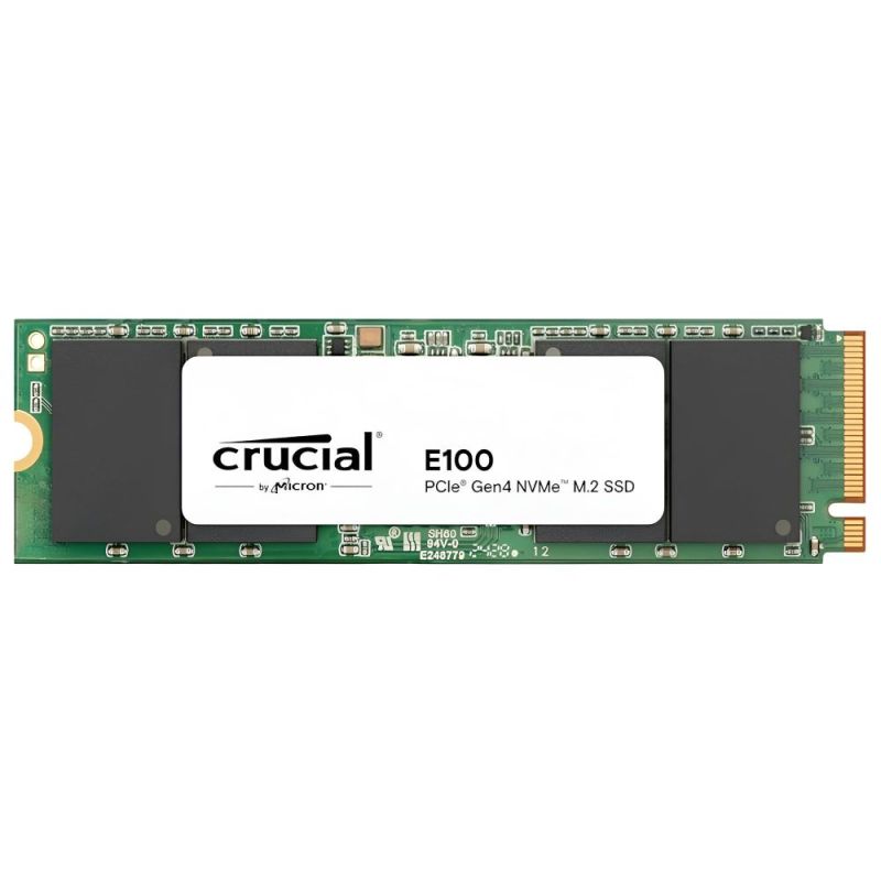 Накопичувач SSD 1TB Crucial E100 M.2 2280 NVMe PCIe 4.0 x4 3D NAND QLC (CT1000E100SSD8)