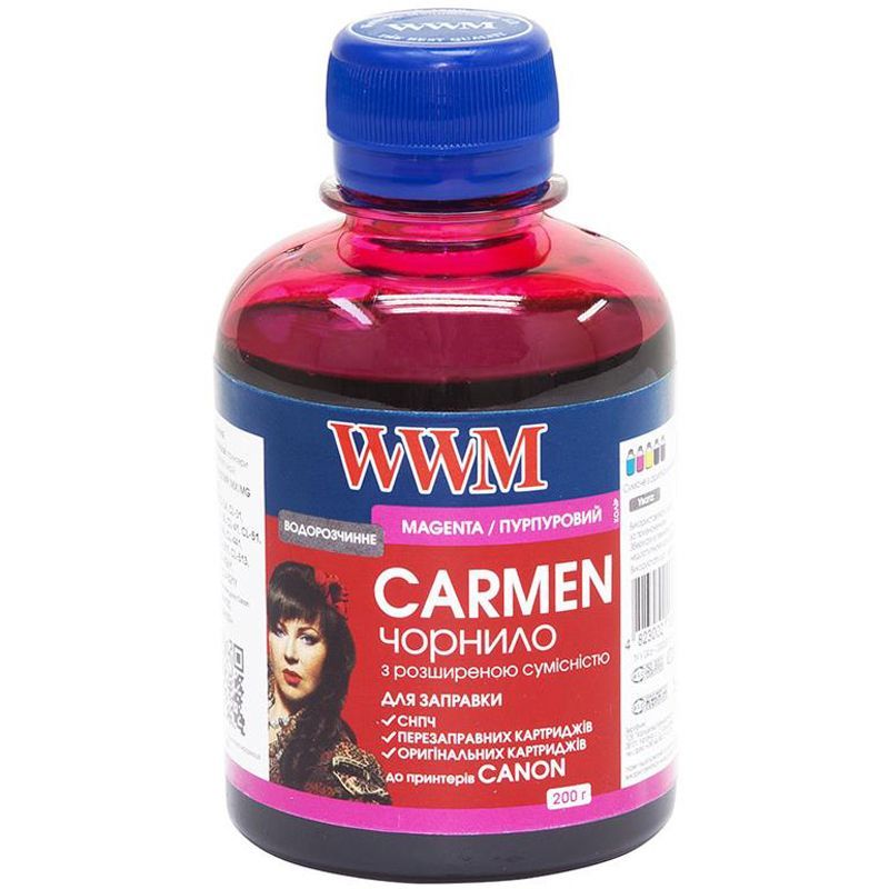 Чернила WWM CANON Universal Carmen (Magenta) 200г (CU/M)