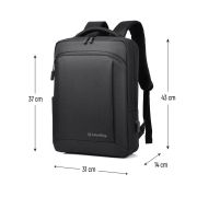 Рюкзак для ноутбука ColorWay Practical 17.3" Black (CW-BPP173-BK)