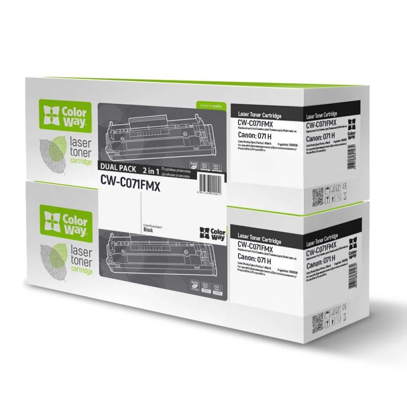 Картридж ColorWay Canon LBP122/MF272 Dual Pack (Canon 071H) (CW-C071FMX)