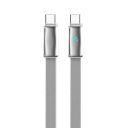 Кабель ColorWay USB Type-C - USB Type-C (M/M), ultra-thin, 5А, 1 м, Grey (CW-CBPDCC100-GR)