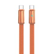 Кабель ColorWay USB Type-C - USB Type-C (M/M), ultra-thin, 5А, 1 м, Orange (CW-CBPDCC100-OR)