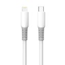 Кабель ColorWay USB Type-C - Lightning (M/M), liquid silicone, 3А, 1 м, White (CW-CBPDCL093-WT)