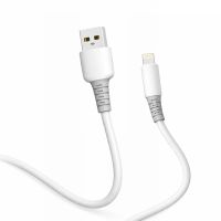 Кабель ColorWay USB - Lightning (M/M), liquid silicone, 3А, 1 м, White (CW-CBUL093-WT)