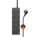 Фільтр живлення СolorWay 5 розеток, 5м, Black (CW-PSEA55SBK)