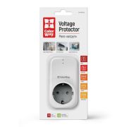 Реле напруги ColorWay (16A/3680W) 150V-210V/230V-280V LED1, 1 розетка (CW-VR16-03L)